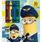 Despicable Me Minions Rise of Gru 48-Page Coloring and Activity Book with 4 Crayons 47653