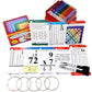 THINK2MASTER Multiplication Flash Cards - 215 Laminated Cards, Bonus Dry Erase Markers & Rings, Designed for Improved Test Scores