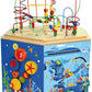 Hape Coral Reef Wooden Activity Center Table L: 25.7, W: 29.7, H: 35 Inch