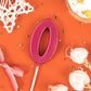 PHD CAKE 2.76 Inch Modern Red 0 Number Birthday Candles, Red Number Candles, Cake Number Candles, Party Celebration