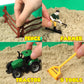AGENTLAN Farm Sensory Bin, Farm Sensory Toys with Play Sand for Toddlers Boys and Girls, Kids Toys Gift Sand Box for Age 3 4 5 6