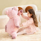 IKASA Giant Pig Stuffed Animal Plush Toy, 30" Plush, Polyester, Model 6636591, Ideal Gift for Kids and Girlfriends