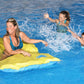 Blue Wave Santa Maria Floating Pool Mattress, 71 Unsinkable, Blue/Yellow, 70L x 40W x 6H, Perfect for Summer Relaxation