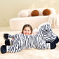 Ikasa Large Zebra Stuffed Animal Plush Toy,30' Giant Zebra Cute Jumbo Soft Toys,Huge Big Size Plushy Fluffy Fat Oversized Plushie,Gifts For Kids