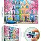 1000 Piece Puzzles For Adults Clearance, Sakura Blossom Street 1000 Puzzle For Adults, Impossible Challenge Art Jigsaw Puzzles,