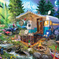 Buffalo Games Mountain Retreat 1000 Piece Jigsaw Puzzle - Large Multicolor Paper Puzzle for Adults - Model 11868