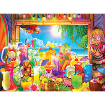 Roseart - Color Palette - Tiki Bar Paradise - 1000 Piece Jigsaw Puzzle For Adults