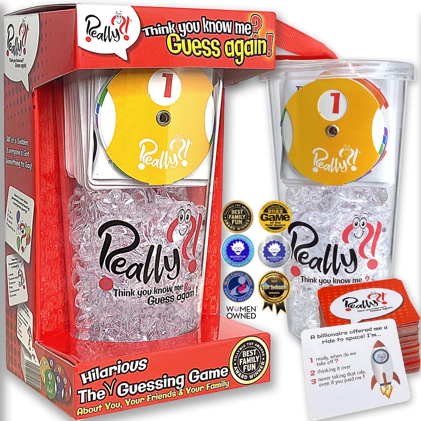 Really Fun Game Night Games, Easter Basket Stuffers, Family Party Game For Boys, Girls, Teens, Adults, Trivia Games, Gifts For Ages 8, 9, 10 And Up