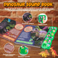 IVOXEX Dinosaur Toys Set - 12 Multicolor Figures & Sound Book - Realistic Roars - Educational Toys for Kids Ages 3-6