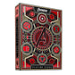 theory11 Avengers Red Edition enhanced Playing Cards - Marvel Studios' The Infinity Saga Deck