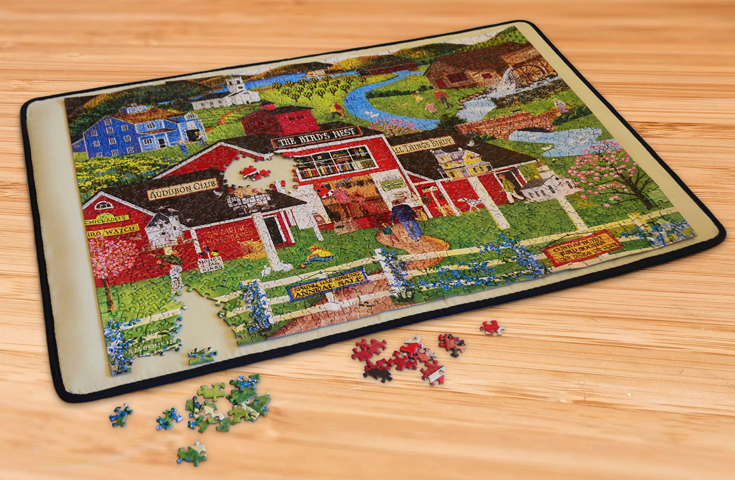 Masterpieces - Fabric Jigsaw Puzzle Board with Foam Backer - 21x31