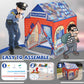 Play 10 Kids Play Tent, Tent Playhouse, Toddler Boy Toys Outdoor Playhouse 2 Year Old Boy Birthday Gift, Police Station