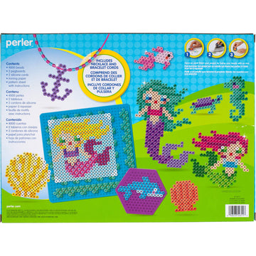 Perler Beads 3D Ocean and Mermaid Fuse Bead Kit, 4006pcs, 22 Projects