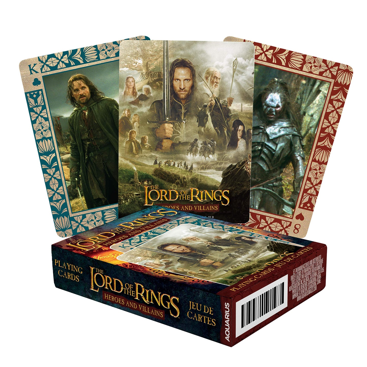 Lord Of The Rings Playing Cards - Lotr Heroes & Villains Themed Deck Of Cards For Your Favorite Card Games - Officially Licensed Lotr Merchandise & Collectibles