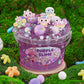 Purple Slime Kit, Clear Slime Bucket, Slime Party Favors For Kids, Crunchy Slime Includes 10 Packs Of Slime Add-Ins, Sensory Toy