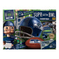 YouTheFan NFL Seattle Seahawks Retro Puzzle - 500 Pieces, Cardboard, Team Colors, Model 0951490