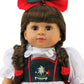 American Fashion World Traditional German or Swiss Dress for 18-Inch Dolls | enhanced Quality & Trendy Design | Dolls Clothes | Outfit Fashions for Dolls for Popular Brands