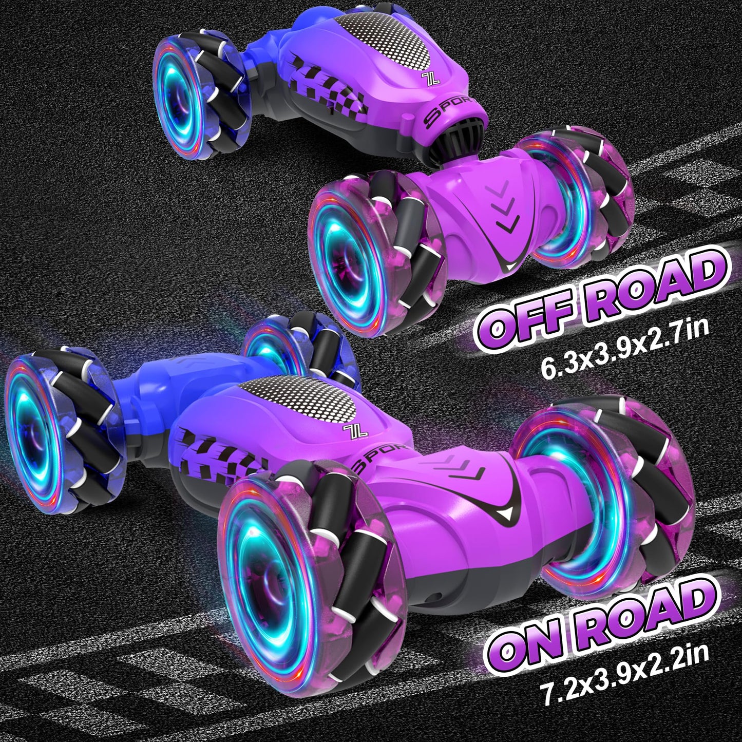 Nitigo Remote Control Car For Boys 4-7, Toys For Ages 5-7, For 4 5 6 7 8-13 Years Old, Best For Kids, Gesture Sensing Rc Stunt C