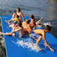 Kieperi 18 Ft 3-Layer Xpe Lily Pad Floating Mat, Double-Sided Use Floating Water Mat, Floating Mat For Lack/River/Sea/Pool(Blue&