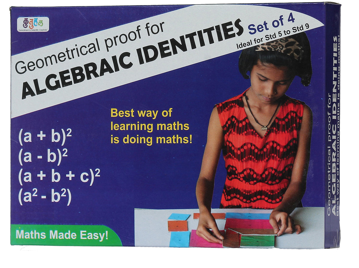 Kutuhal Algebraic Identities And Its Geometrical Proof Puzzle And Board Game Innovative Math Made Easy Series Educational School