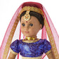 American Girl Kavi Sharma 18-inch Doll Bollywood Dance Costume, Multi, 10+ Pieces, Ages 8+, Model HMC15, Sequins, Polyester, Nylon, PU