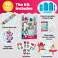 Halmolife Big Gem Diamond Painting Kits -19 Stickers, Keychain & Suncatcher DIY Kit - Diamond Art for Kids - Arts and Crafts for
