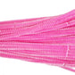 Carykon Super Fuzzy Chenille Stems Pipe Cleaners, Pack of 100 (Pink)