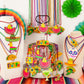 Eoboh 72Pcs Fiesta Party Necklace Decorations, Cinco De Mayo Mexican Beads, 12 Kinds Of Metallic Mexican Accessories Bulk, Fiest