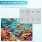 Takfot Puzzles For Adults 1000 Pieces - Ocean Beach Sea Turtle Coral - 1000 Piece Puzzles With Letters On Back - Jigsaw Puzzles