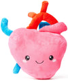 nerdbugs Heart Plush - Cute Pink Cardiology Gift - Small Plush Toy - Heart Surgery & Health Education