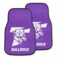 FANMATS 5416 Truman State Bulldogs Front 2-Piece Team Logo Carpet Car Mat Set, Front Row Automotive Floor Mats, Non-Slip Backing
