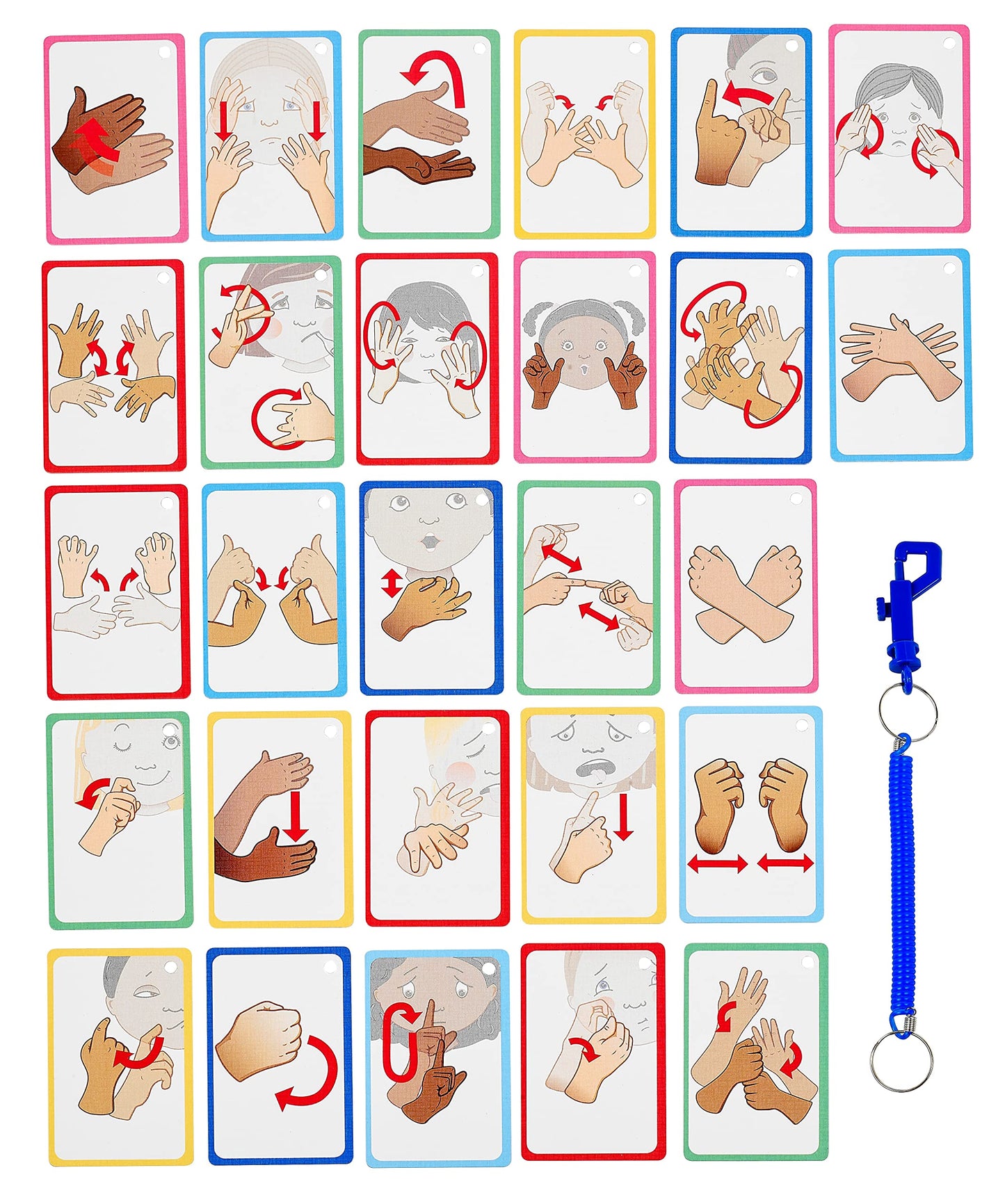 My Feelings And Emotions Asl Cards For Speech Delay Non-Verbal Or Deaf Children. 27 Visual Aid Cards, Developing Empathy And Soc