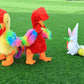 Easfan Musical Chicken Stuffed Animal Electronic Interactive Plush Toy Singing Dancing Squawking Waving Rooster Easter Birthday