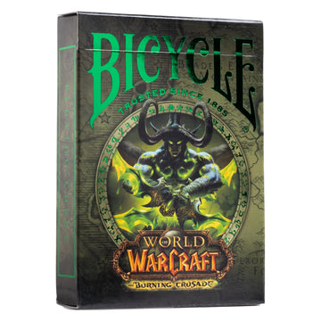 Bicycle Premium Special Edition Playing Cards - World of Warcraft: The Burning Crusade - Green - Model 10041187 - Cardstock