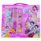 7Horse 8 Pcs Princess Stationery Set Box Combo Of Kids Accessories. (Multi Color)
