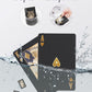 BIERDORF Diamond Waterproof Black Playing Cards - HD Poker Deck, Durable, Premium Quality, Perfect for Game Night