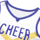 SCYPRUTH Cheerleader Costume for Girls Cheerleader Outfit for Kids Cheerleading Dress with Pom Poms for Halloween Dress Up