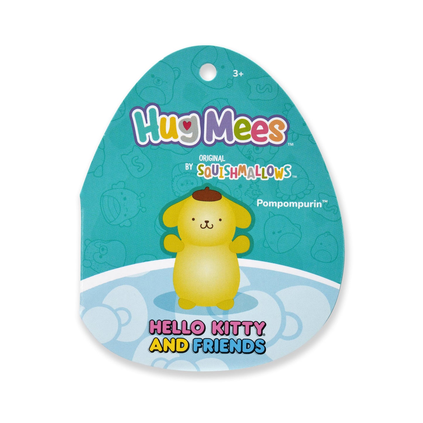 Squishmallows Original Sanrio 10In Pompompurin Hugmees - Ultrasoft Official Jazwares Plush (Medium-Sized)