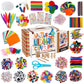 3000+ Pcs Arts and Crafts Supplies & Materials for Kids - Ultimate Bulk Craft Kit for Boys & Girls with 99 Activities Book for A