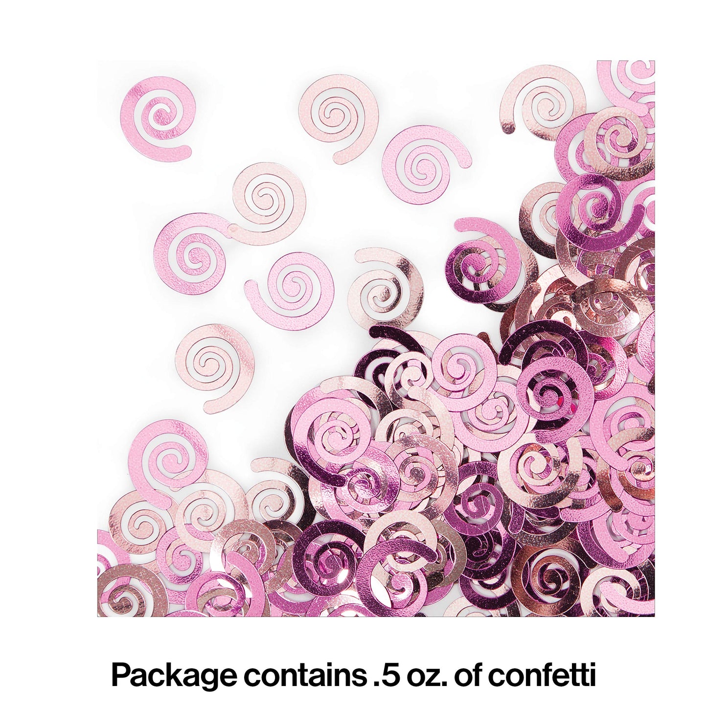Creative Converting Classic Pink Swirl Confetti
