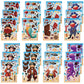 Dorgua Pirate Make-A-Face Stickers, 24 Sheets Diy Crafts For Kids, Party Supplies Gifts, Premium Paper, 8 Designs