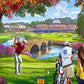 The Final Hole (Golf) Jigsaw Puzzle 550 Piece by Vermont Christmas Company - Large Pieces - Fully Interlocking & Randomly Shaped Pieces - 24 x 18