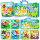 Joycat Toddler Dinosaur Busy Book, Busy Board For 2 3 4 5Year Old -Travel Toy Quiet Activity Book, Life Skills & Fun Games - Autism Sensory Toy, Toddler Easter Basket Stuffers Gifts
