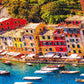 Unidragon Wooden Jigsaw Puzzles - Nature Italian Riviera, 500 Pcs, King Size 16.9'X11.8', Beautiful Gift Package, Unique Shape Best Gift For Adults And Kids