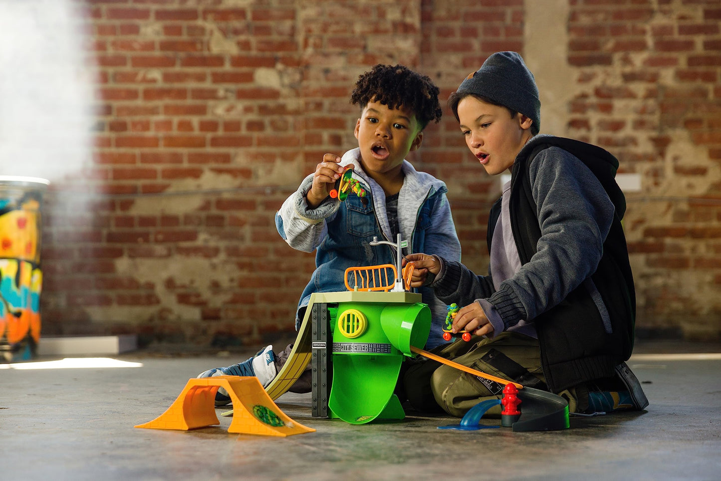 Teenage Mutant Ninja Turtles Skate Park Playset - Classic Edition, Orange, Model 71094, Plastic Toy for Kids Ages 3+
