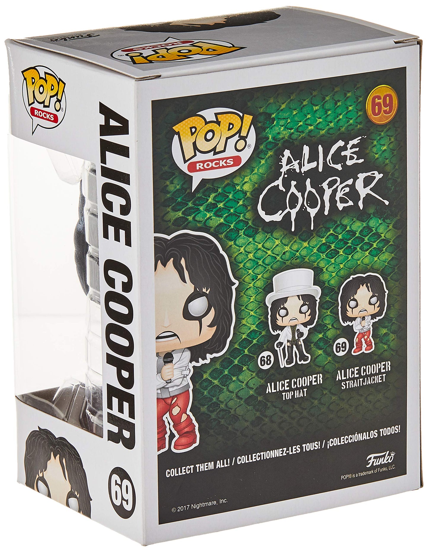 Funko Pop Rocks Alice Cooper With Straitjacket Exclusive Vinyl Figure 69