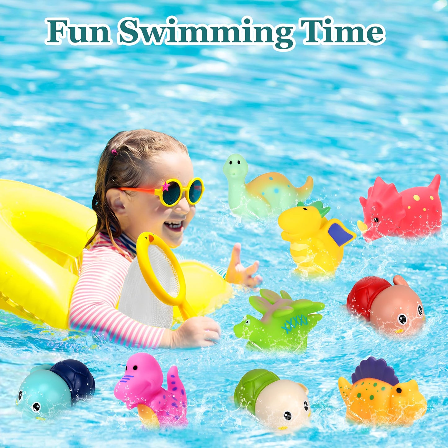 Bath Toys For Kids Ages 1-3 - Mold Free Infants Baby Toddler Bathime Toys 6-12-18 Months - No Hole Bathtub Toys - Gifts For 1 2 3 4 Years Old Boys Girls - Pool Water Table Toys Baby Bath Essentials