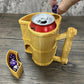 Munnygrubbers - Mug Dice Tower - No Paint Odorless Insulated Cup Can Dice Tower - (Random 7Pcs D20 Dice Set Included) - Dice Jail - Dice Holder - Dungeons And Dragons - Dnd Gift - (Gold)