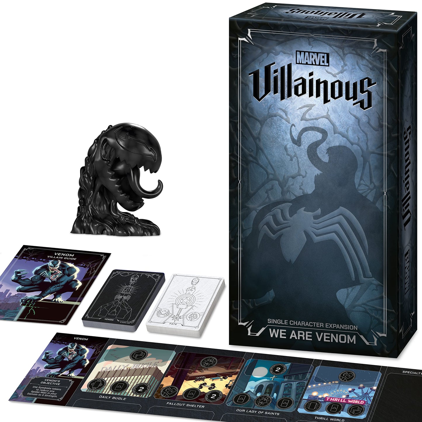 Ravensburger Marvel Villainous: We are Venom Game Expansion - Ages 12+, Cardboard, Model 60001988