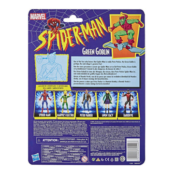 Spider-Man Hasbro Marvel Legends Series 6-Inch Collectible Green Goblin Action Figure Toy Retro Collection